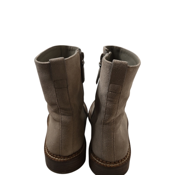 VINCE Chas Suede Ankle Boots in Woodsmoke Size 38/ 6M - Picture 4 of 9